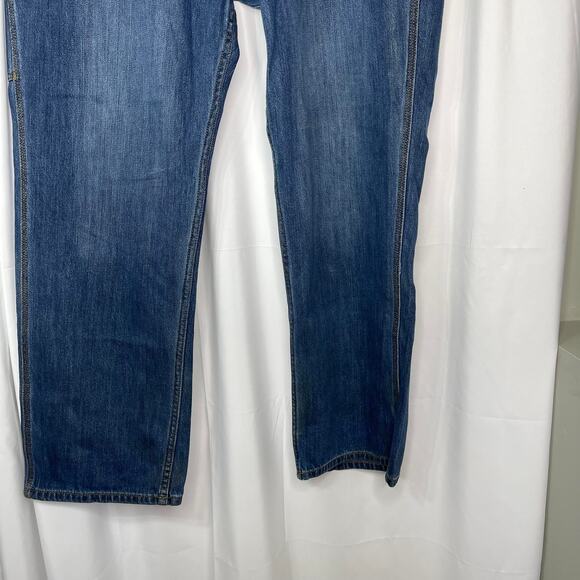 Ridgecut blue jeans work wear carpenters pants 42x32 denim relaxed fit - Picture 3 of 15